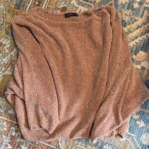 Zara Blush Chenille Batwing Sweater